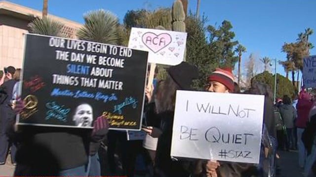 DPS: 20,000 Gathered For Women’s March In Phoenix - Arizona's Family