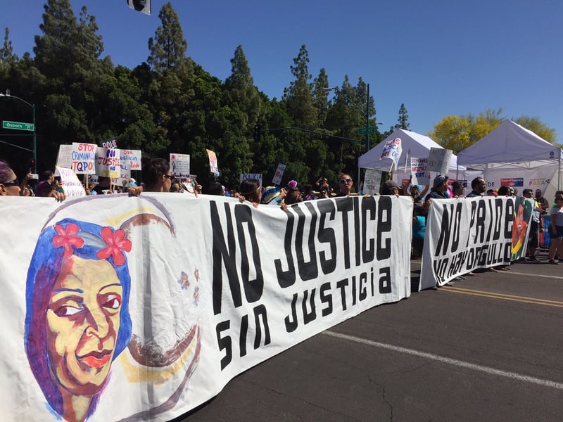 Protesters stop Phoenix Pride parade Arizona's Family