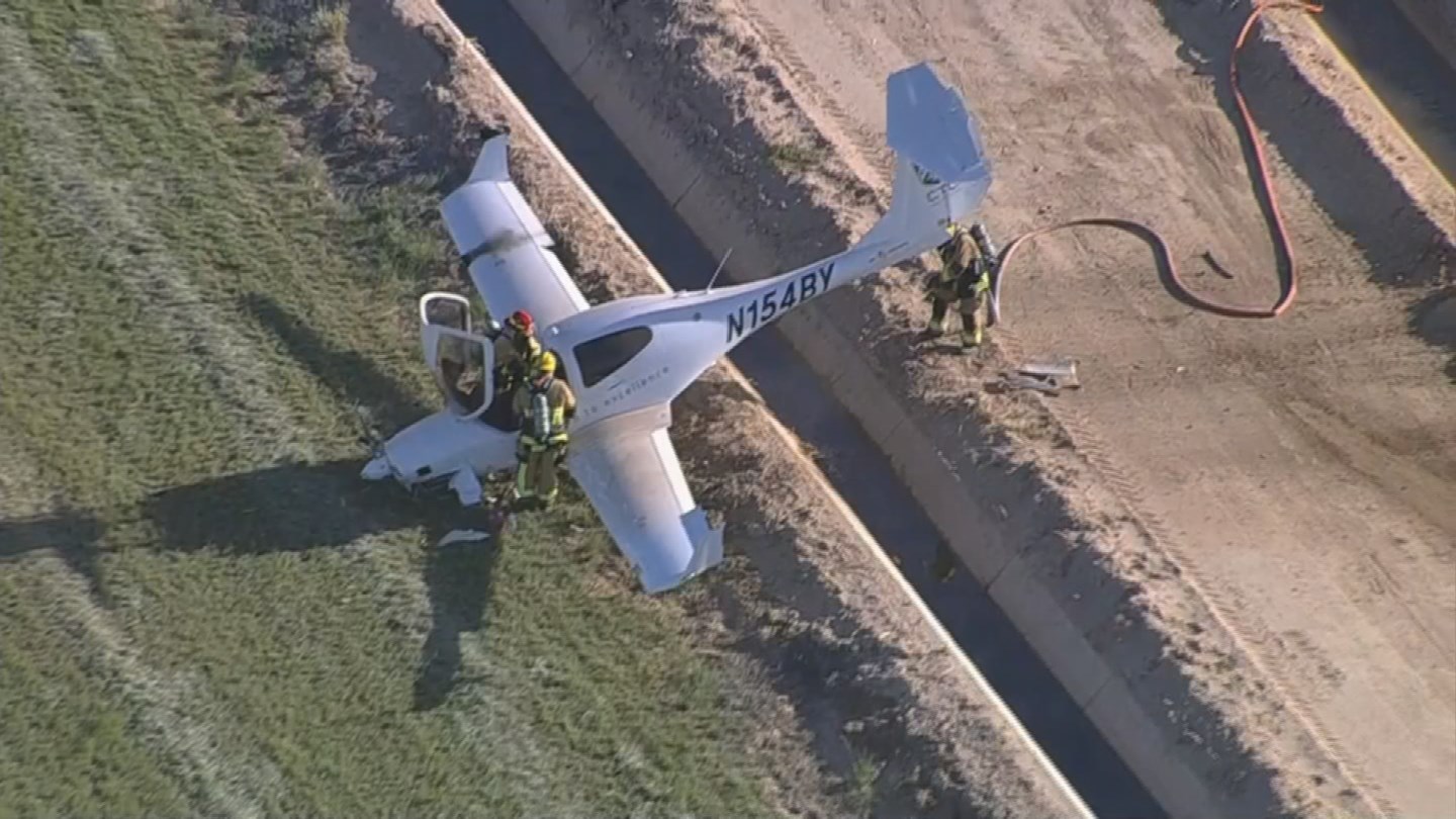 Small plane crash lands in Goodyear field Arizona's Family