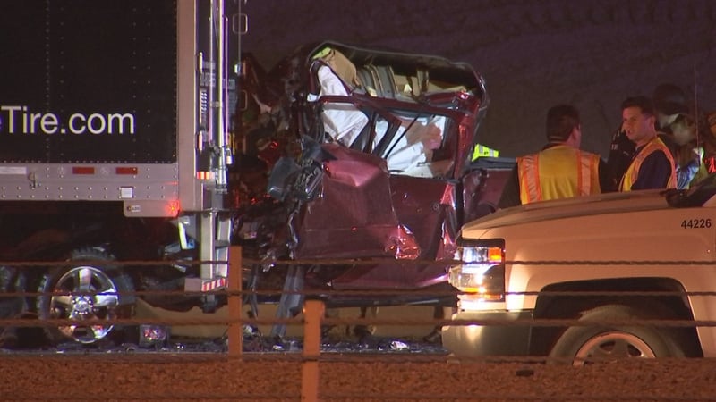 Dps 1 Dead After Truck Rear Ends Semi Truck On Westbound I 10