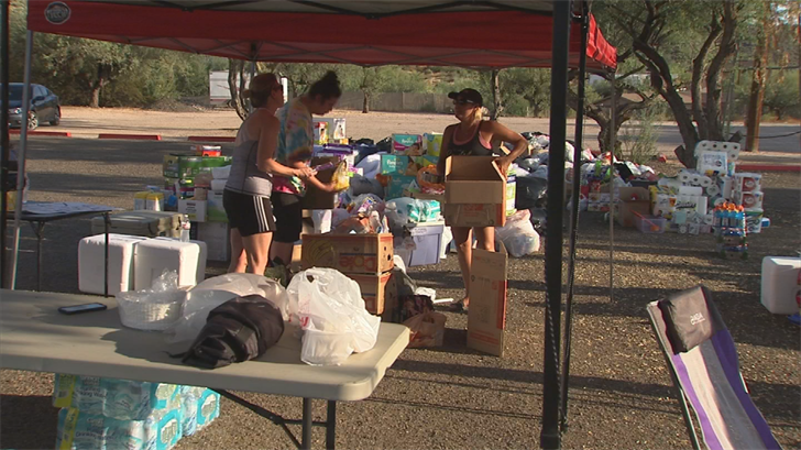 Phoenix area Texans helping victims of Harvey in Houston ...