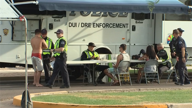 Peoria Police Host Labor Day DUI Task Force   Arizona's Family