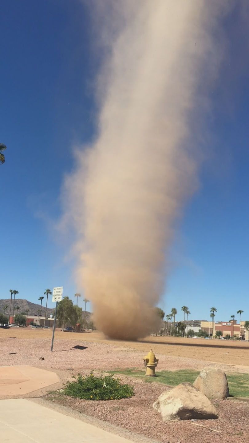 Crazy dust devil in Tempe Arizona's Family