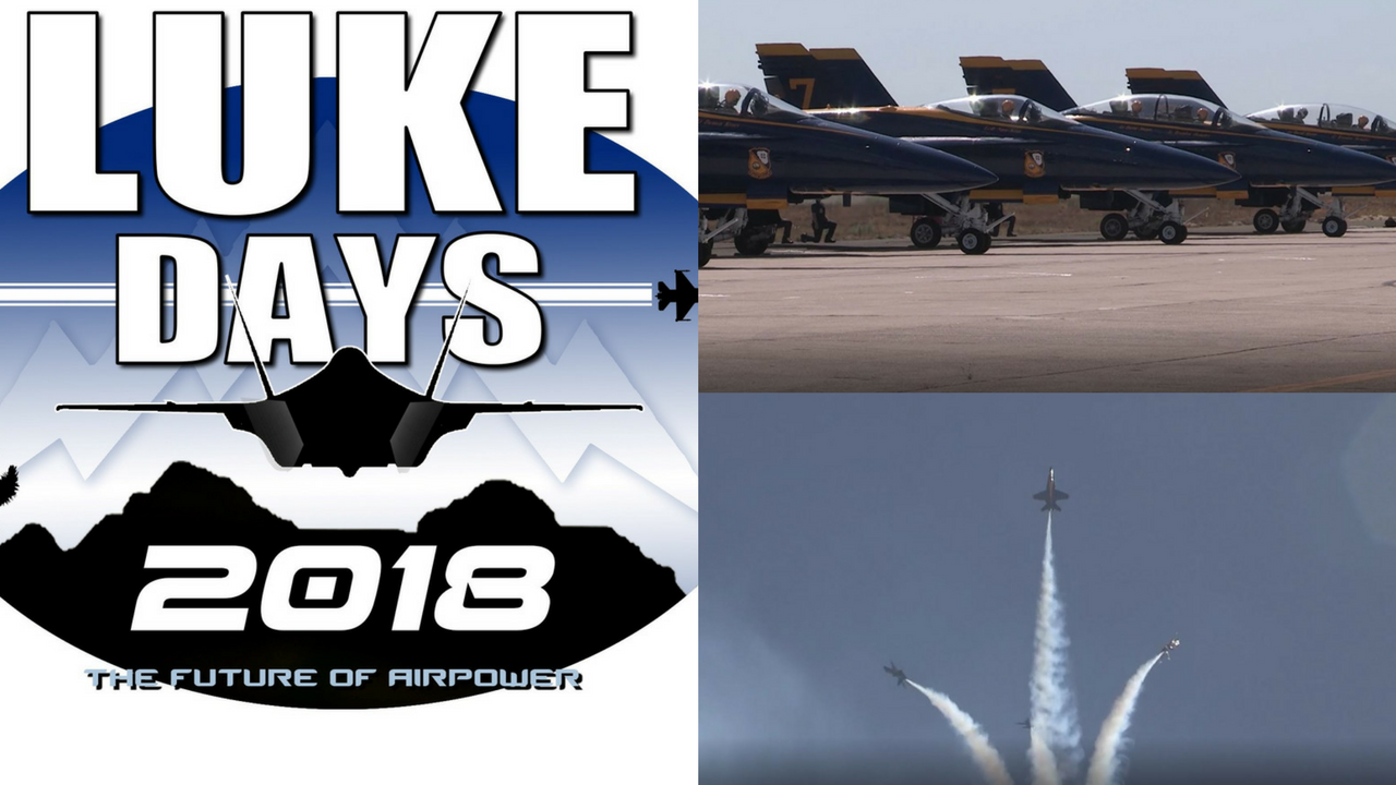 Luke Air Force Base air show kicks off, U.S. Navy Blue Arizona's Family
