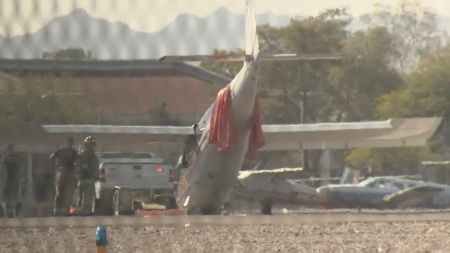 Plane sustains damage during hard landing in Scottsdale Arizona's Family