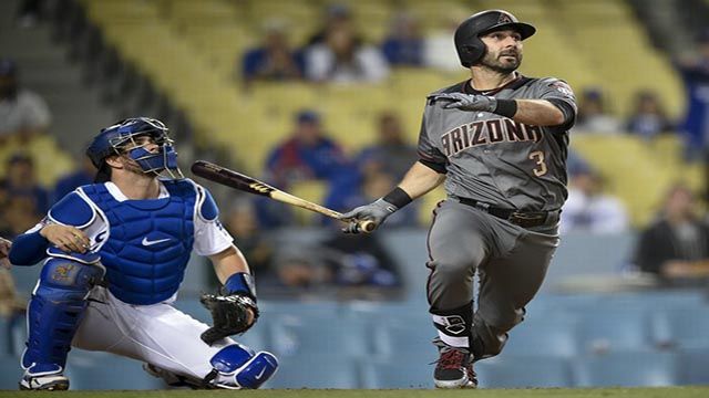 The Arizona Diamondbacks beat the Los Angeles Dodgers 8-5 on Tuesday night. (Source: AP Photo)