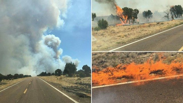 UPDATE: Human-caused Highway 377 Fire in Heber area grows to 4,900 acres