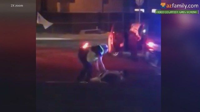 Video showing cop dragging woman on Tempe street sparks protest