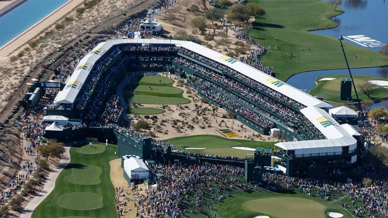 Hole 16 at Waste Management Phoenix Open gets all dressed up - Arizona ...