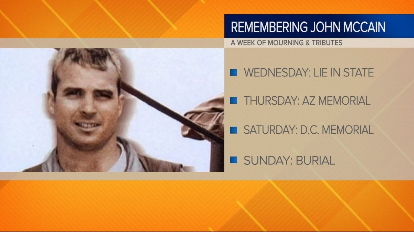 Details released about John McCain's memorial service plans