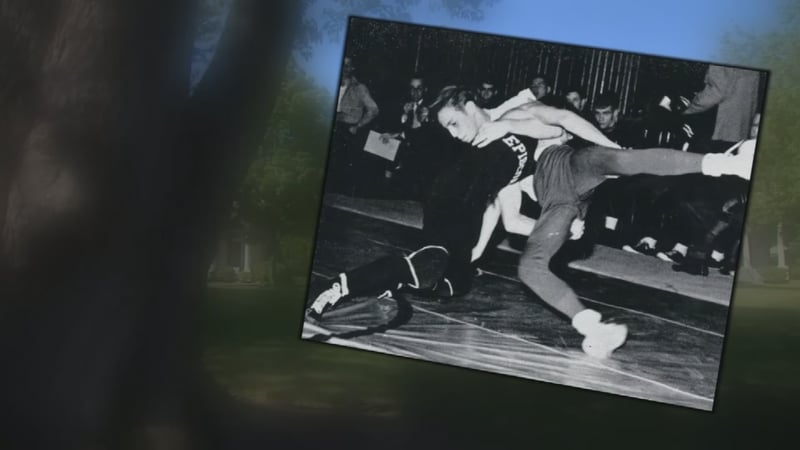 Image result for image of John McCain as wrestler in high school