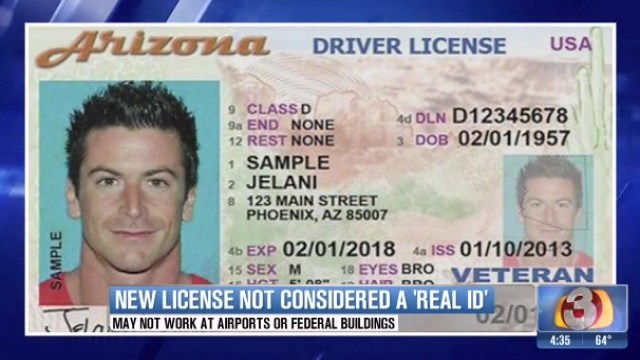 State Given More Time To Meet Real Id Requirements Arizona And | Images ...